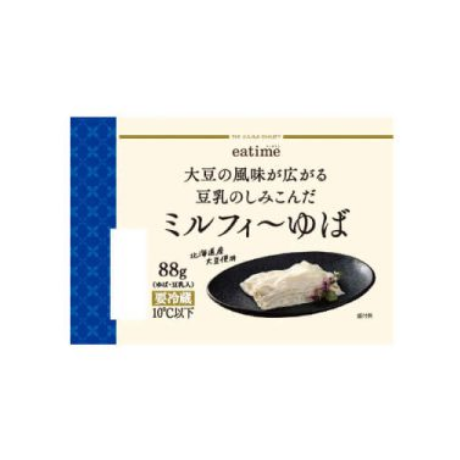 大豆の風味が広がる 豆乳のしみこんだ ミルフィ~ゆば